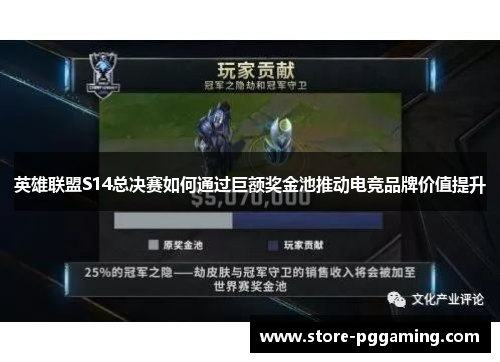 英雄联盟S14总决赛如何通过巨额奖金池推动电竞品牌价值提升