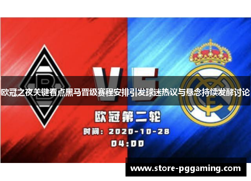 欧冠之夜关键看点黑马晋级赛程安排引发球迷热议与悬念持续发酵讨论